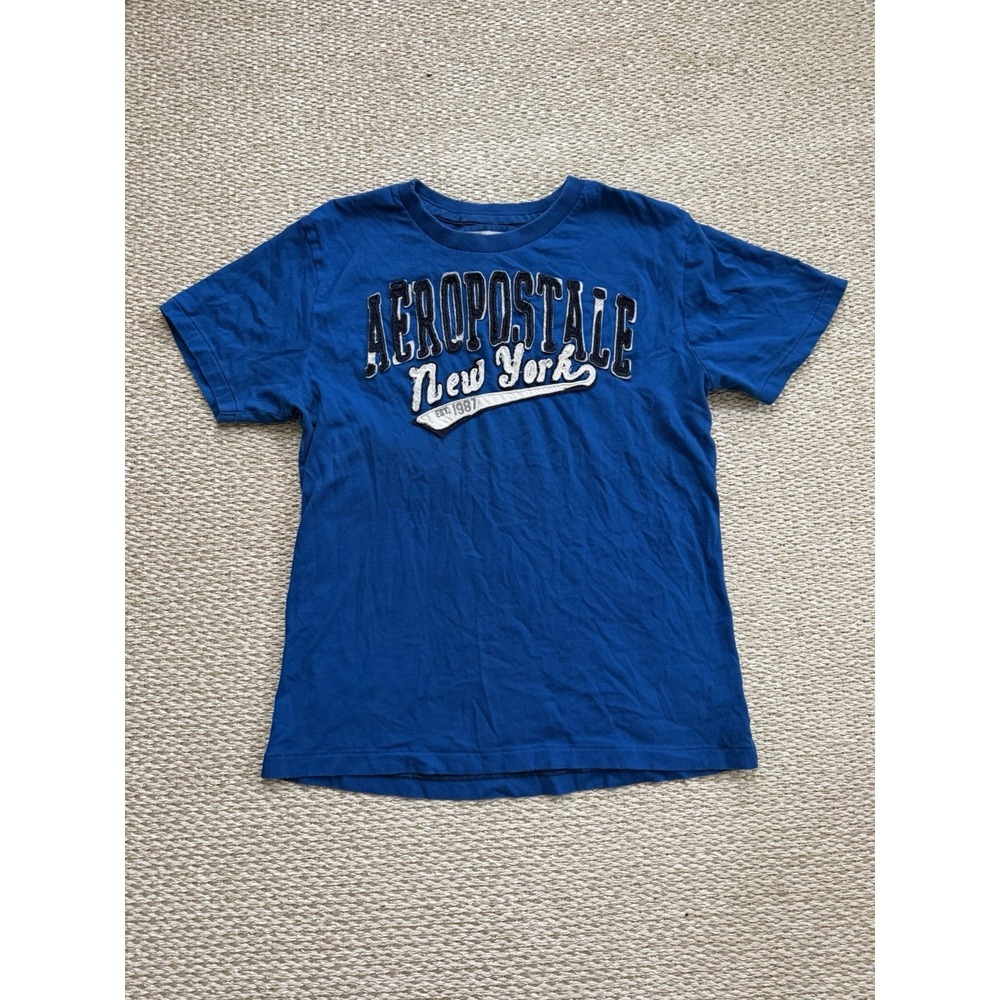 Y2K Aeropostale Men's New York T Shirt Large‎ Vintage Preppy